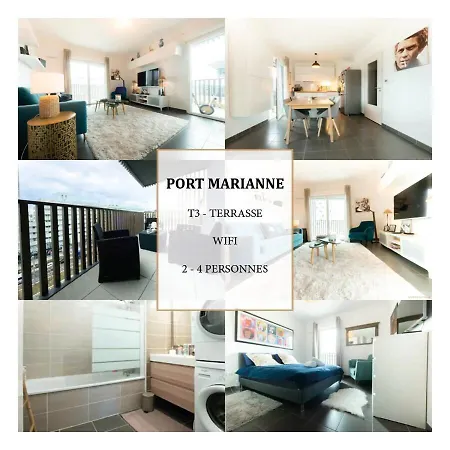 Appartement Le Ray Charles - Terrasse - Port Marianne